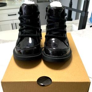 Black glitter Ugg boots